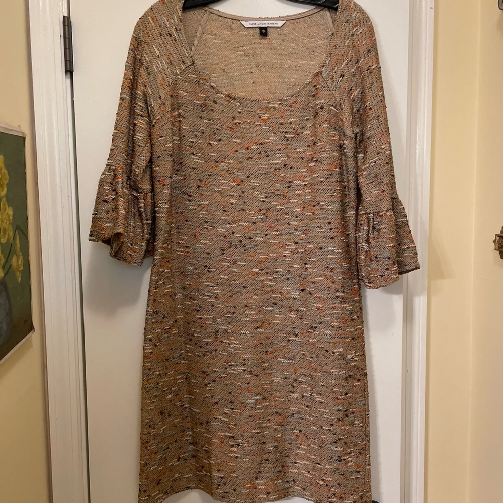 Diane Von Furstenberg Tweed Designer dress